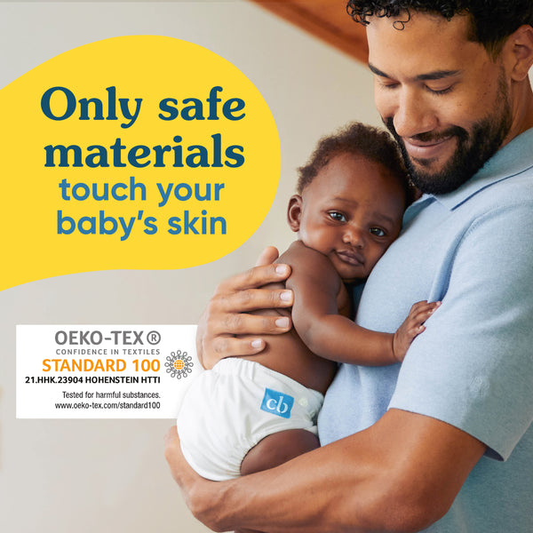 Reusable Cloth Diaper: Newborn with Fleece (Pack of 3) - Night Nite