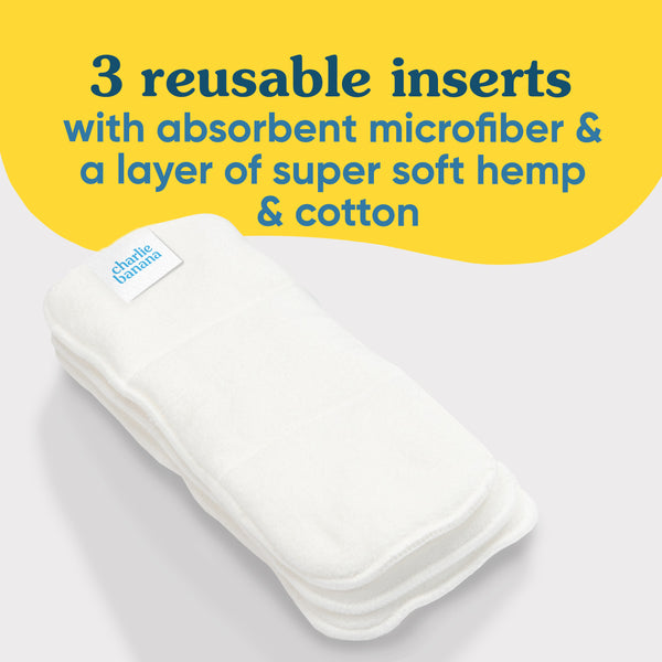 Reusable Hemp Inserts - One-Size