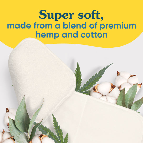 Reusable Hemp Inserts - One-Size