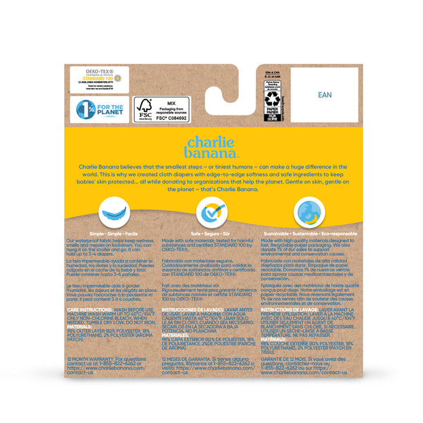 Reusable Wet Tote Bag - CB Leaf