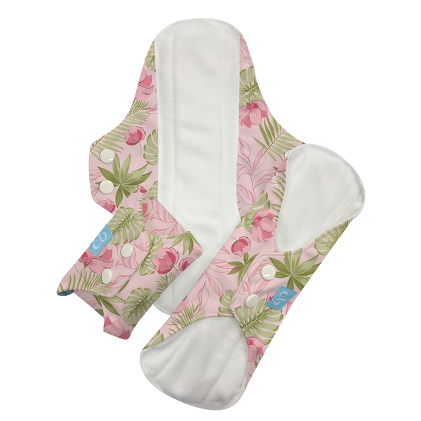 3 Feminine Pads - Pink Forest