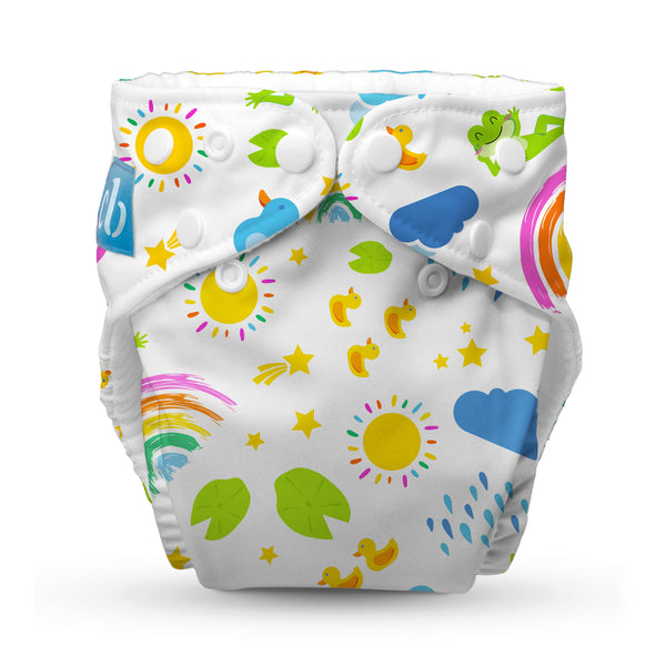 Reusable Cloth Diaper: One Size with Fleece (Pack of 1)