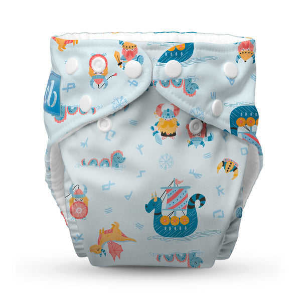 Reusable Cloth Diaper: One Size with Fleece (Pack of 1)
