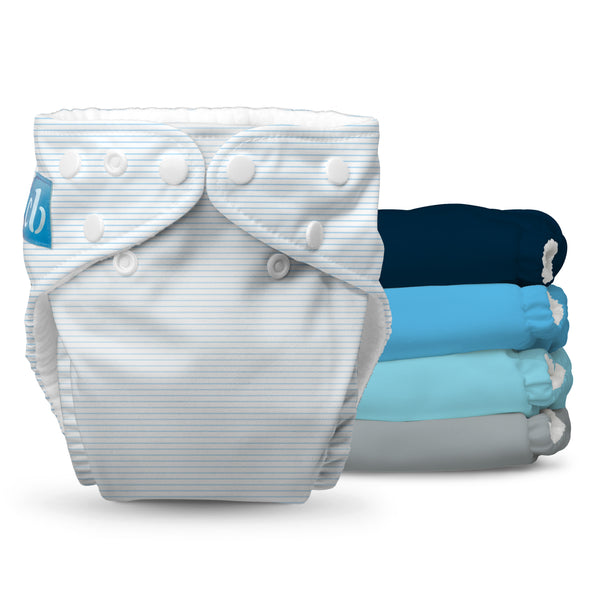 Reusable Cloth Diapers: One Size with Fleece (Pack of 5)