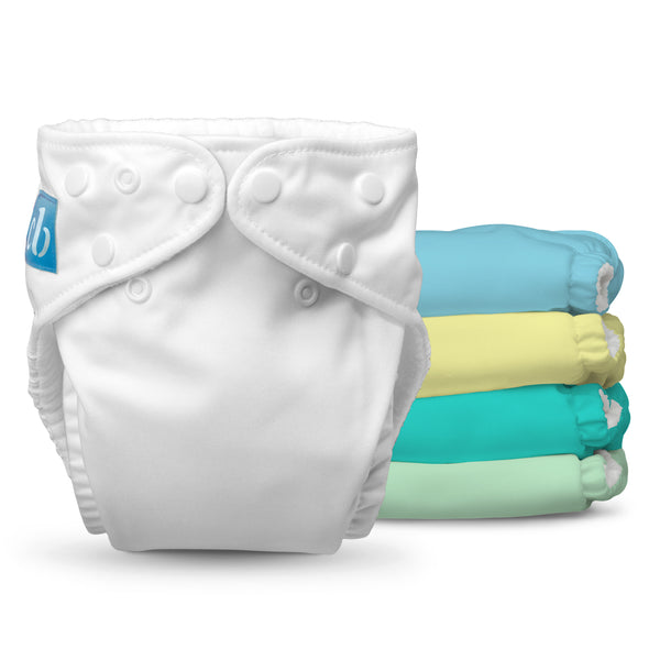 Reusable Cloth Diapers: One Size with Fleece (Pack of 5)