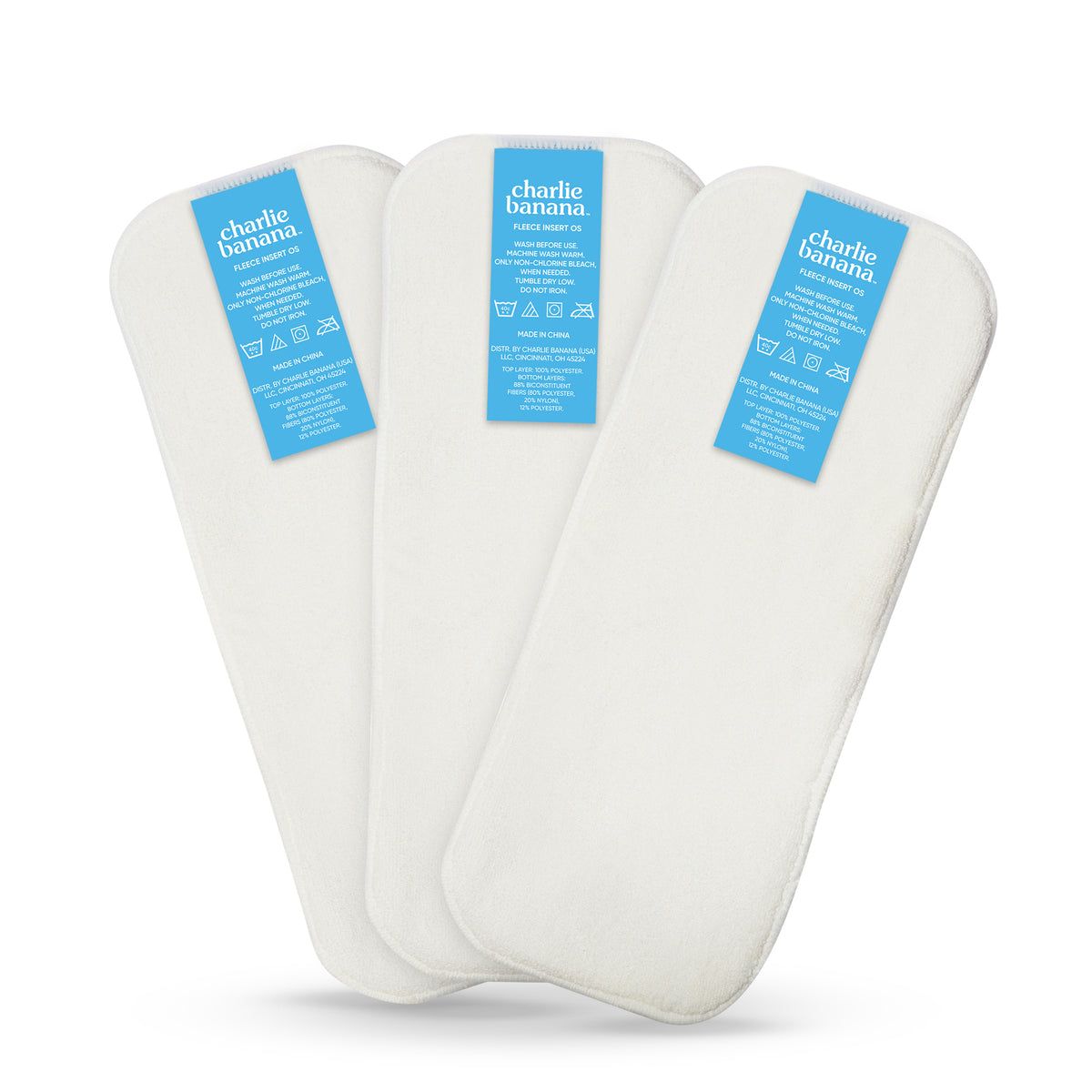 Reusable Fleece Inserts - One-Size – Charlie Banana