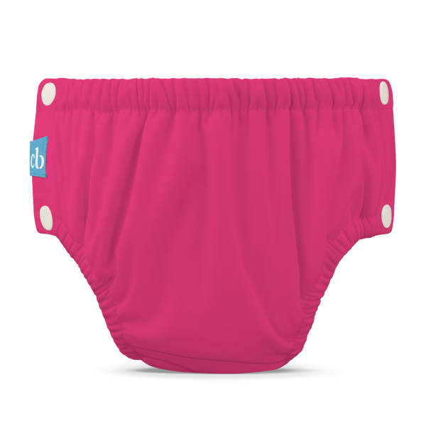 Reusable Swim Diaper Snaps - Fuchsia