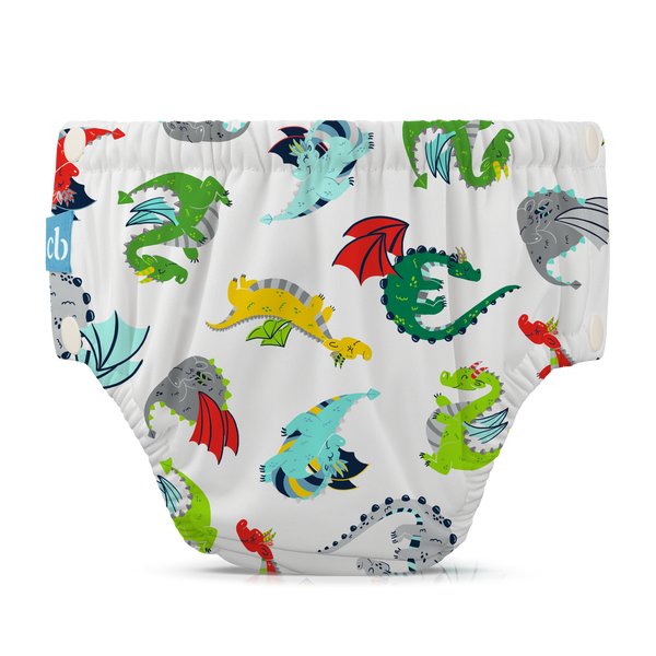 Reusable Swim Diaper Snaps - Mr Dragon