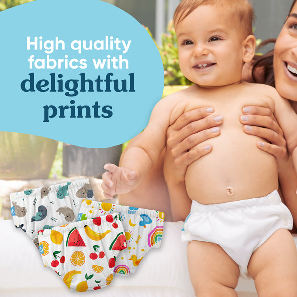 Reusable Swim Diaper Snaps - Lady Dragon