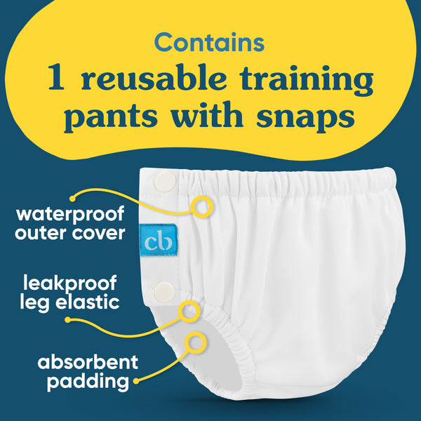 Reusable Training Pants Snaps - Mr Dragon