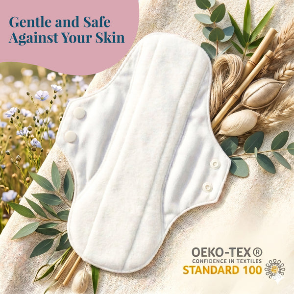 3 Feminine Pads - Pink Forest