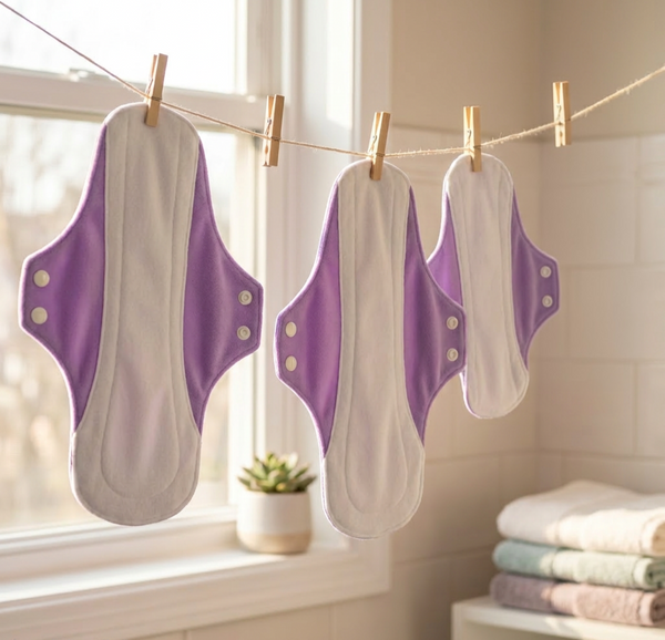 3 Feminine Pads - Lavender