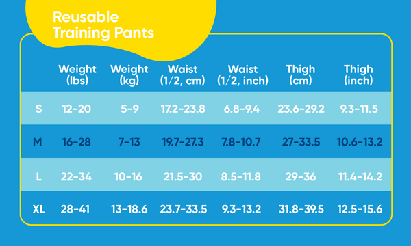 Reusable Training Pants Snaps - Construction