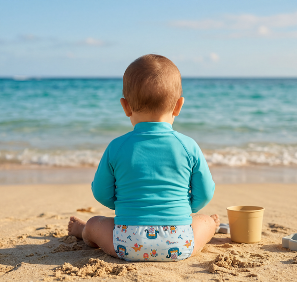 Reusable Swim Diaper Snaps - The Vikings