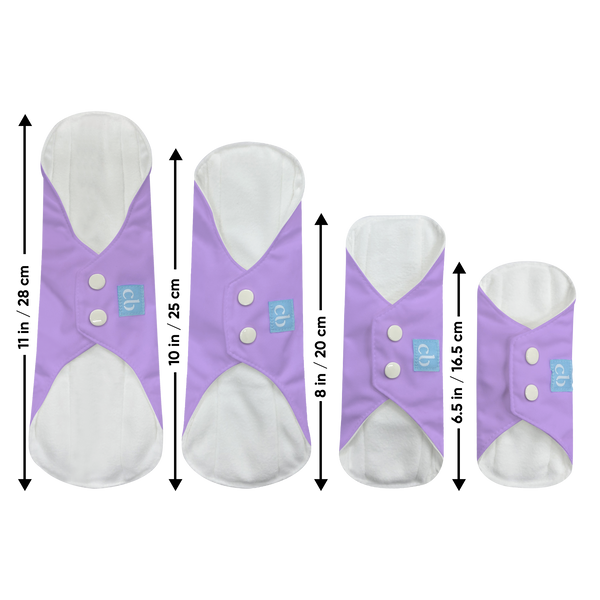 3 Feminine Pads - Lavender
