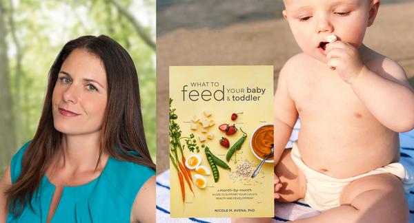 Dr. Nicole M. Avena with new book and baby